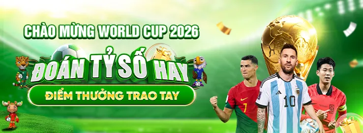 Thử tài dự đoán World Cup 2026 tại 8XBET để nhận những phần thưởng hấp dẫn