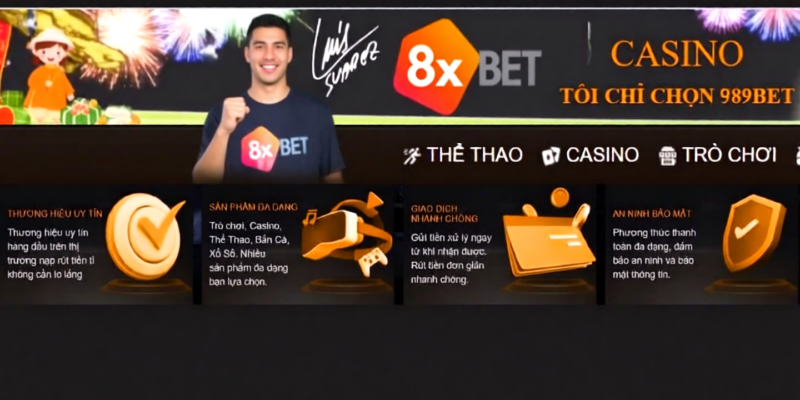 8xbet cực nhiều sản phẩm giải trí